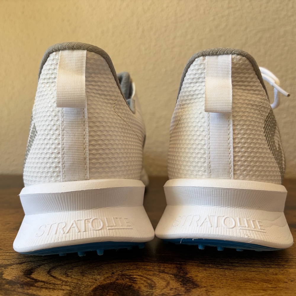FootJoy Men's 11 FJ Fuel Spikeless Enhanced Grip Performance Golf Shoes White - Picture 5 of 8